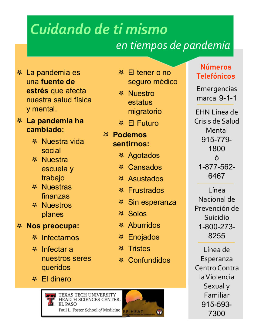 Your Mental Health (Spanish)