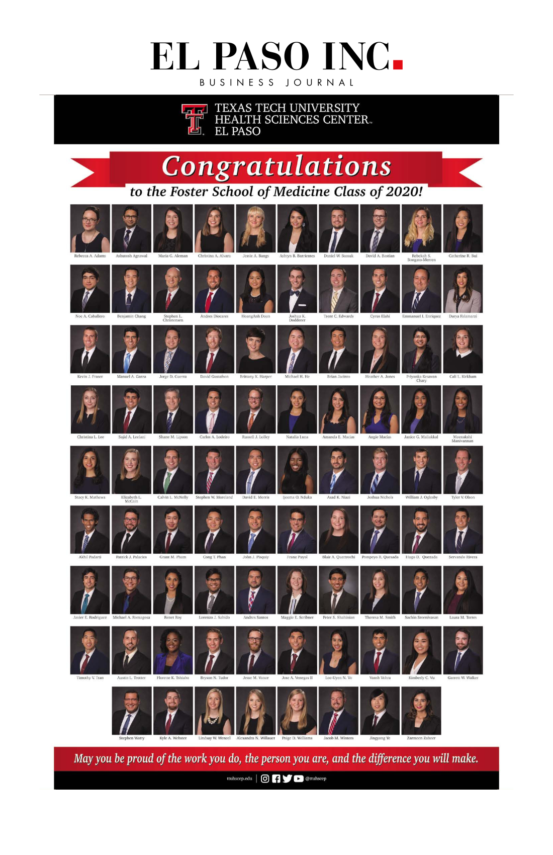  2020 FSOM Graduates