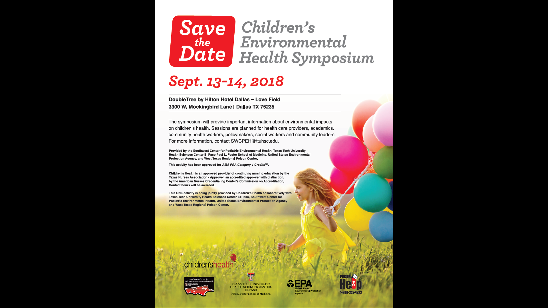 The Children's Environmental Health Symposium 