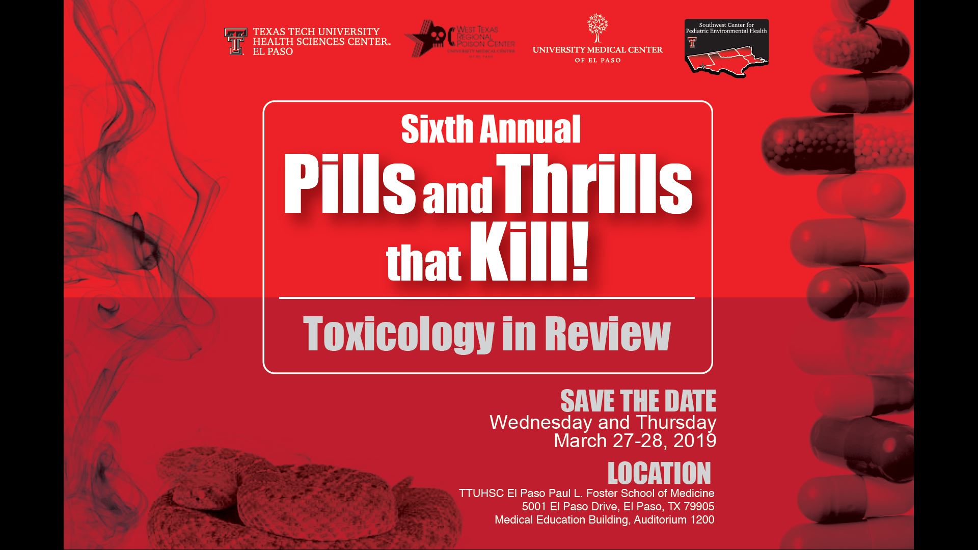 6th Annual Pills and Thrills that Kill!