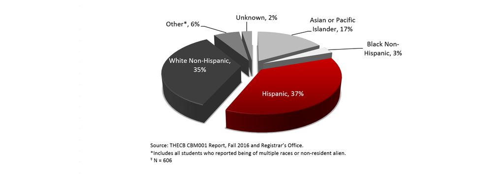 Total Enrollment by Race/Ethnicity, Fall 2016