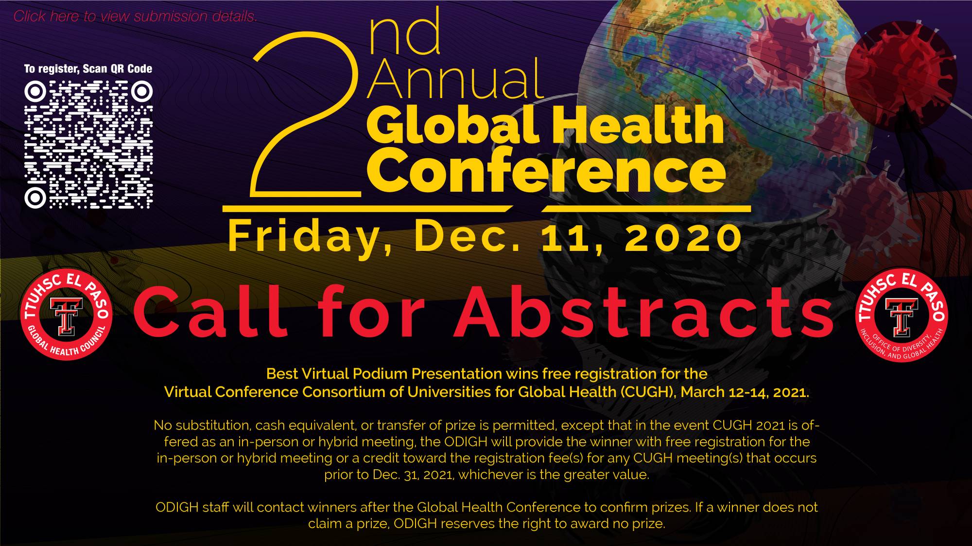 Global Health Conference Flyer
