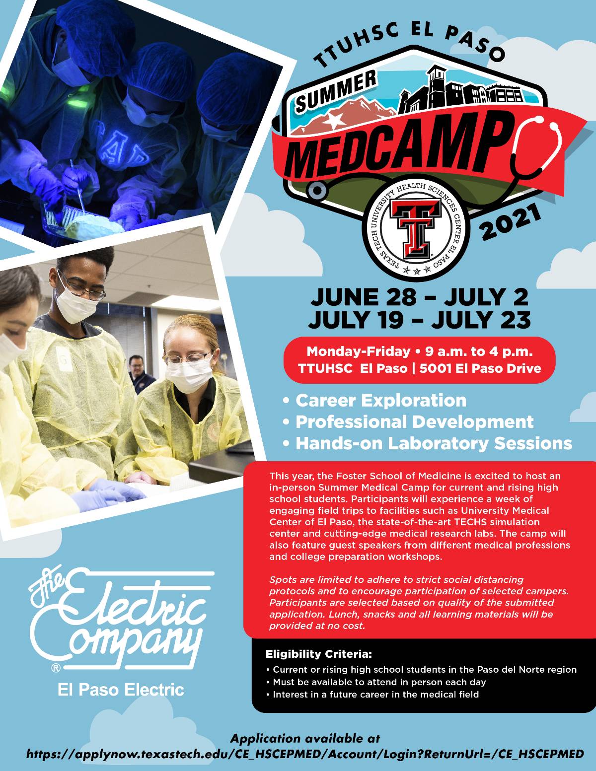 Thmbnail image for the 2021 High School Med Camp