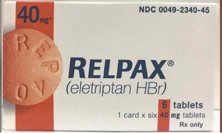 Image of Relpax front of box