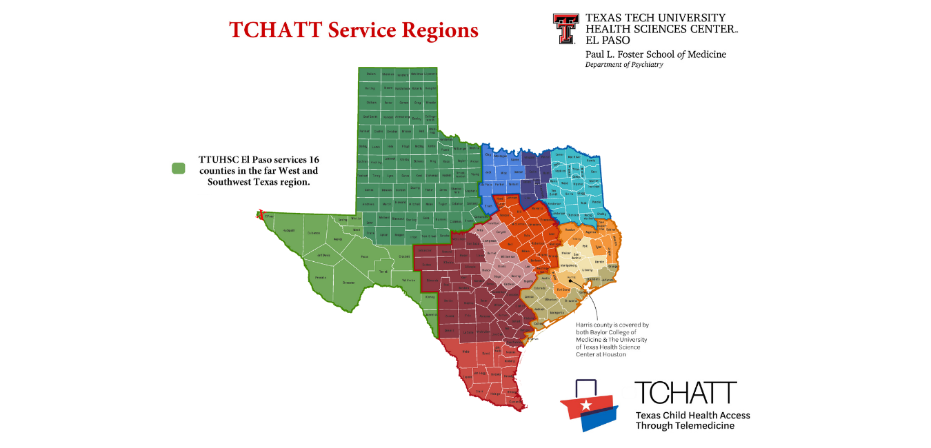 TCHATT Service Regions Map